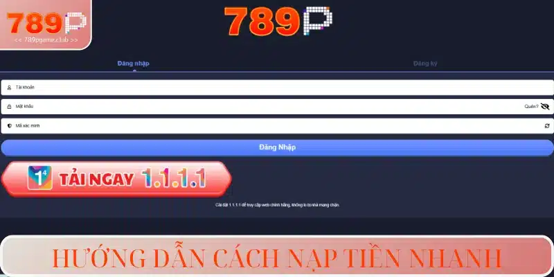 Các bước nạp vốn vào ví cược nhanh gọn