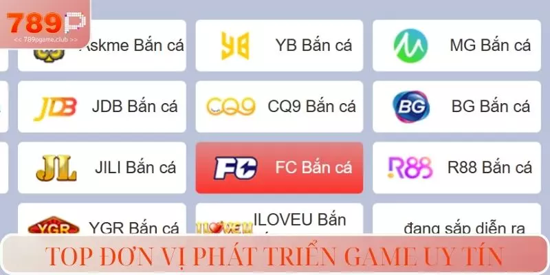 Top đơn vị phát triển game uy tín
